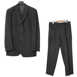 Hugo Boss Einstein Sigma Suit 100% Virgin Wool Crepe Black Classic Blazer Pants